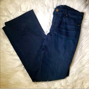 7 For All Mankind Dark Blue “A Pocket” Jeans, 30